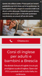 Mobile Screenshot of britishschoolbrescia.com